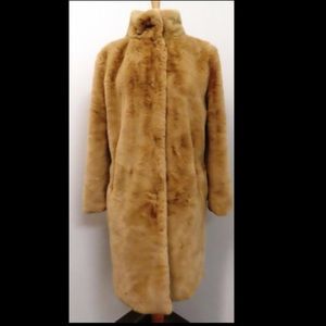 Soft full length teddy bear coat